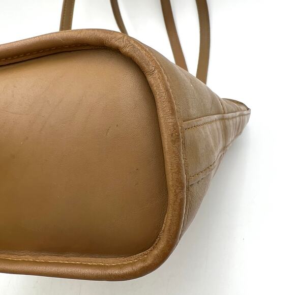 Coach Tribeca Shopper 9098 Toffee Leather Purse Bag Handbag - Picture 13 of 14